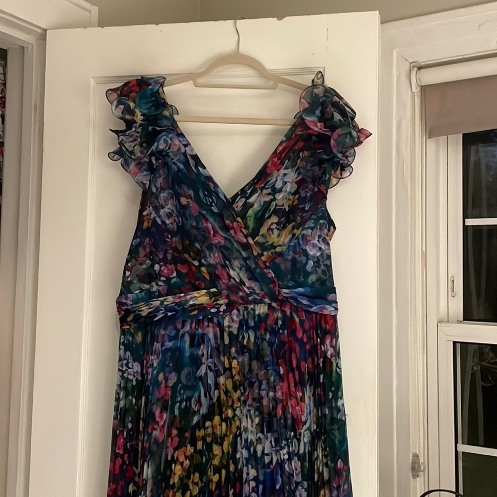 Marchesa Notta Water Color Evening Dress